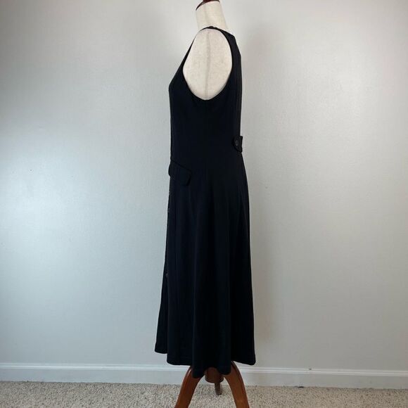 Vintage Clues Collection Wool Sleeveless Button Down Midi Dress Size 4P EUC - Picture 3 of 7
